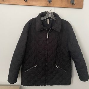 Women’s jacket Large Hanna Andersson black quilted